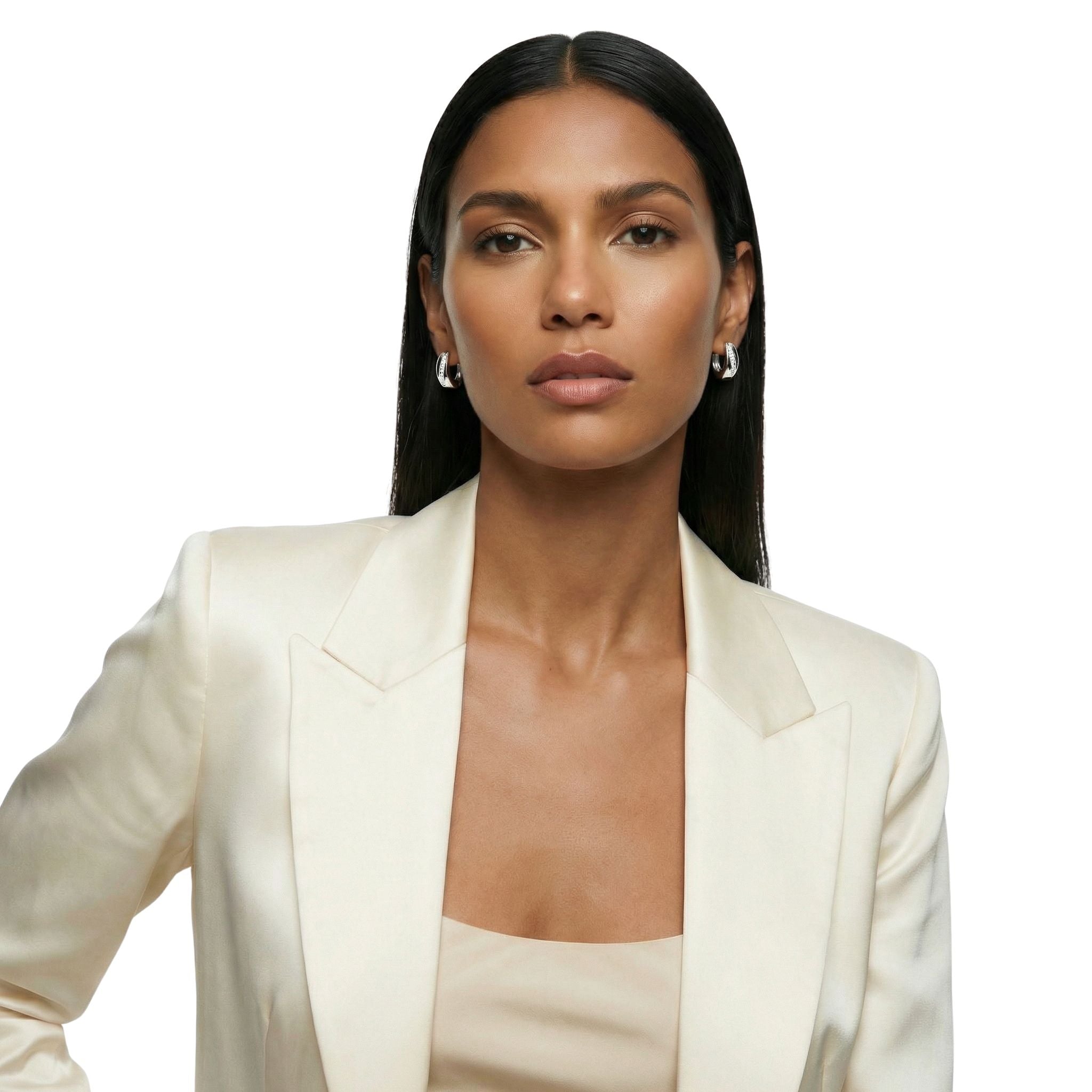 IMPERARI OPUS – FORM EARRINGS WHITE GOLD