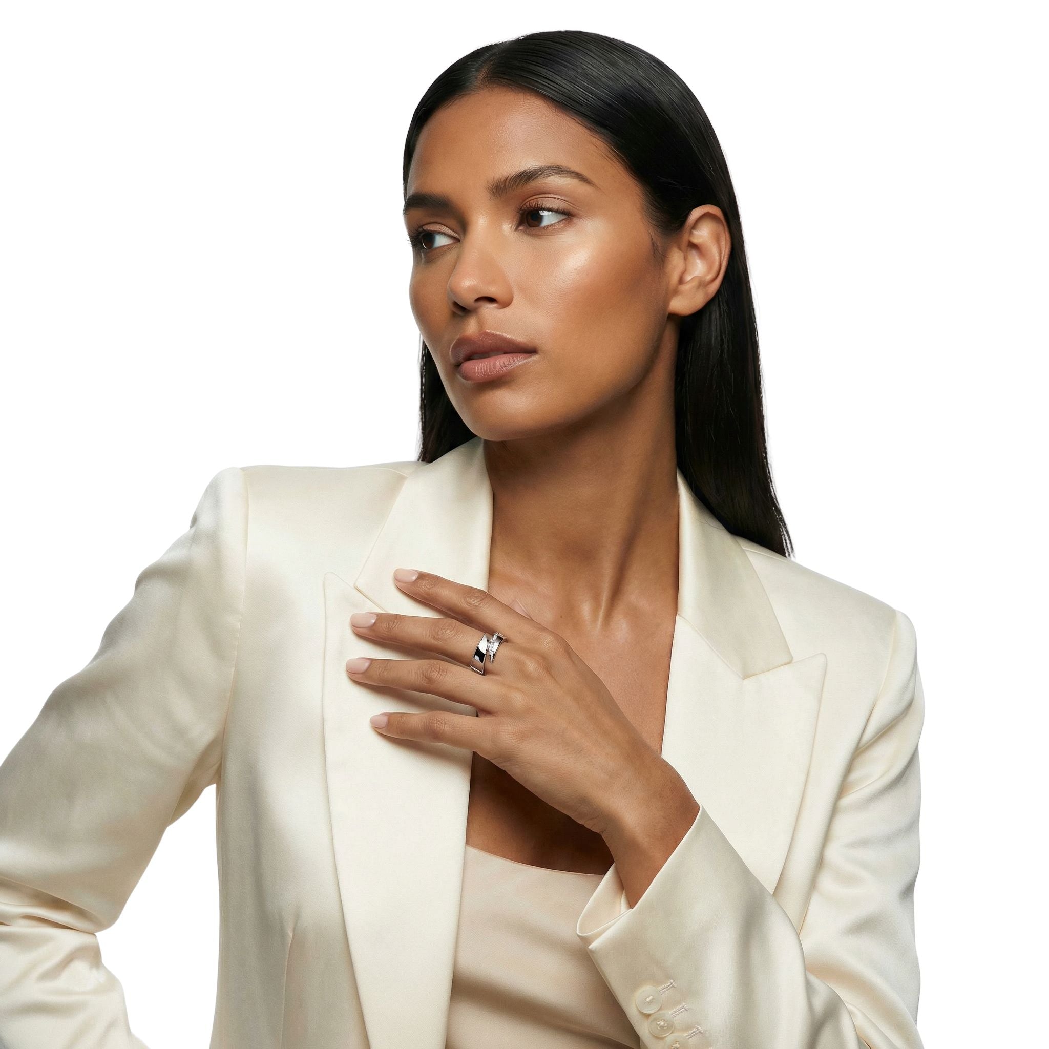 IMPERARI OPUS – FORM RING WHITE GOLD